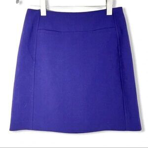 Loft Purple Violet Mini Pencil Skirt Pockets Women's Size 2